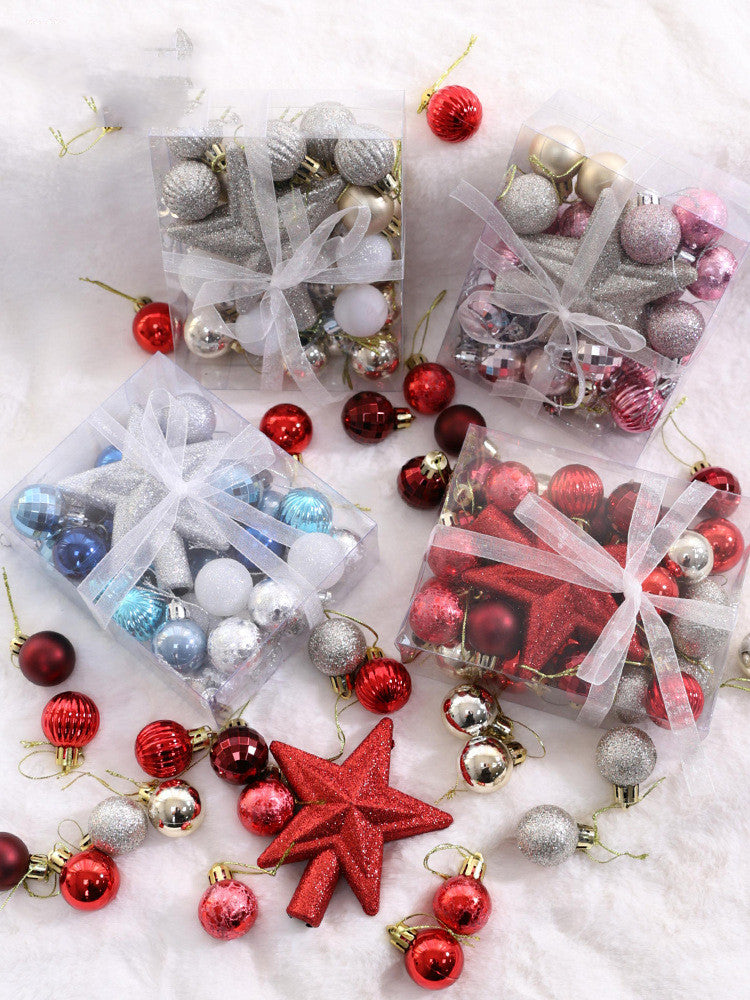Festive Christmas & Chinese New Year Ornaments Set - Holiday Ball Decorations