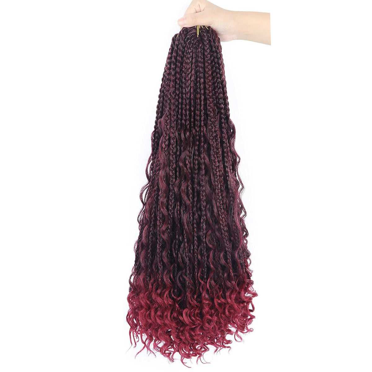 African Braiding Crochet Hair - Three-Strand Synthetic Hair Extensions