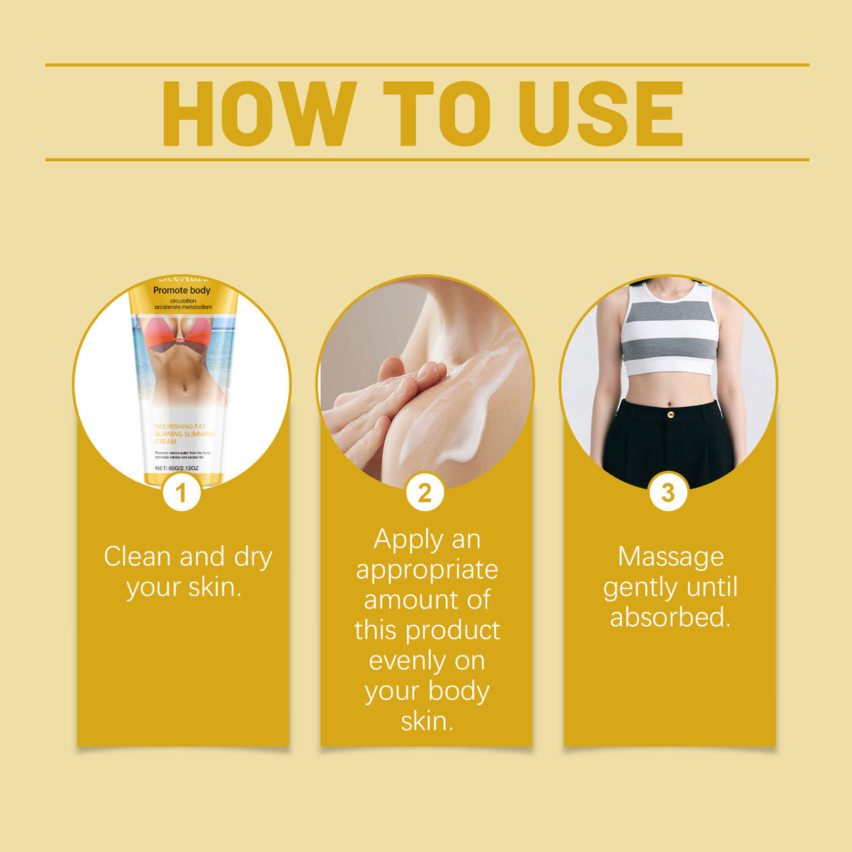 Body Care Cream with Rose Oil & Bitter Gourd - 60g