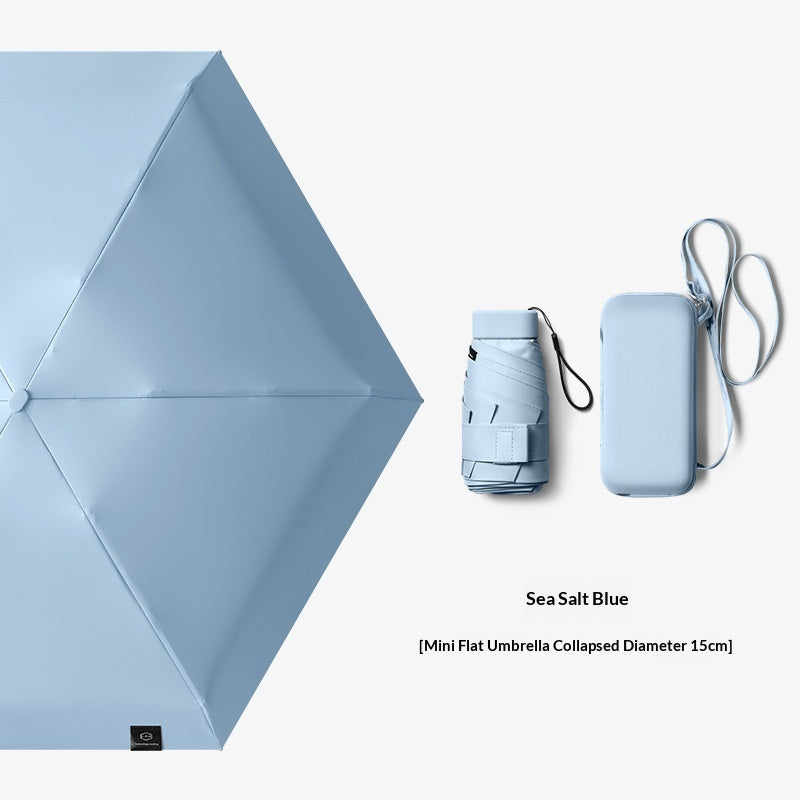 UV-Protective Dual-Purpose Sun and Rain Umbrella - Multiple Colors