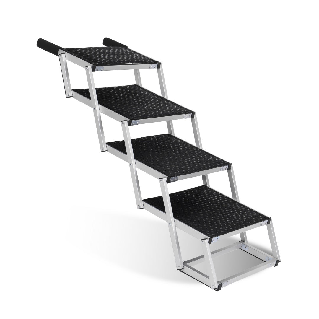 Foldable Dog Ramp for Cars SUVs Trucks Large Dogs Non-Slip Support Lightweight