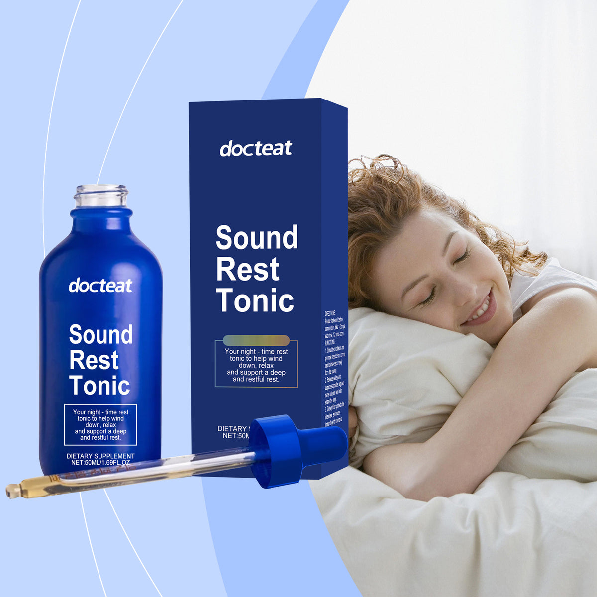 Sleep Support Drops - Natural Mint & Chinese Herbal Extracts for Restful Sleep 50ml