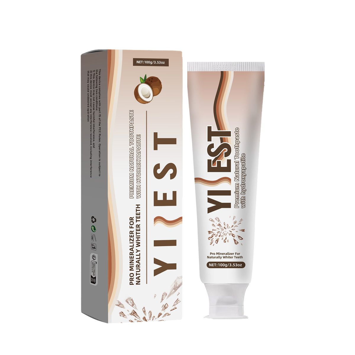 Nano Hydroxyapatite Deodorant Tooth Tut Mint Toothpaste