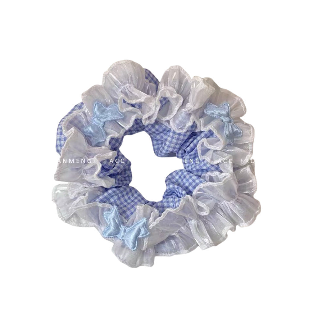 Summer Sweet Lace Scrunchie Hair Tie - Elegant Floral Hair Accessory