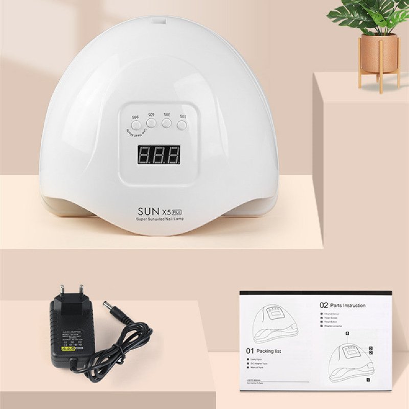 120W UV Nail Lamp - Dual Light Therapy Dryer