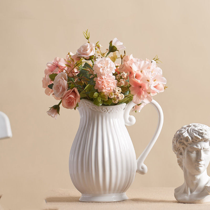 Ceramic Modern Vase for Living Room Floral Decor - Multi Styles