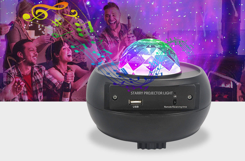 LED Starry Sky Projection Light with Voice Control for Indoor Decor