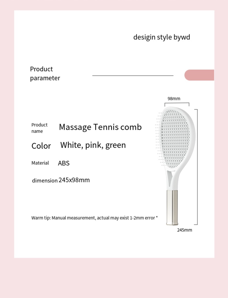 Multi-Color Detangling Hair Brush for Curly Thick Hair with Massaging Vents