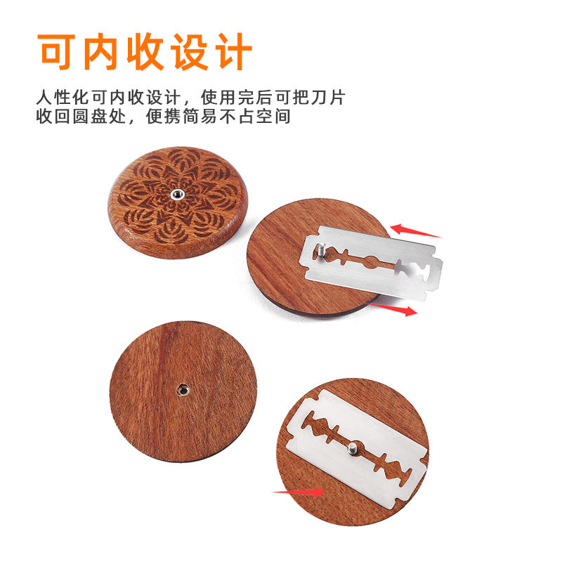 UFO Bread Cutter with 5 Blades - Rosewood Kitchen Tool for Baking & Bread Repair
