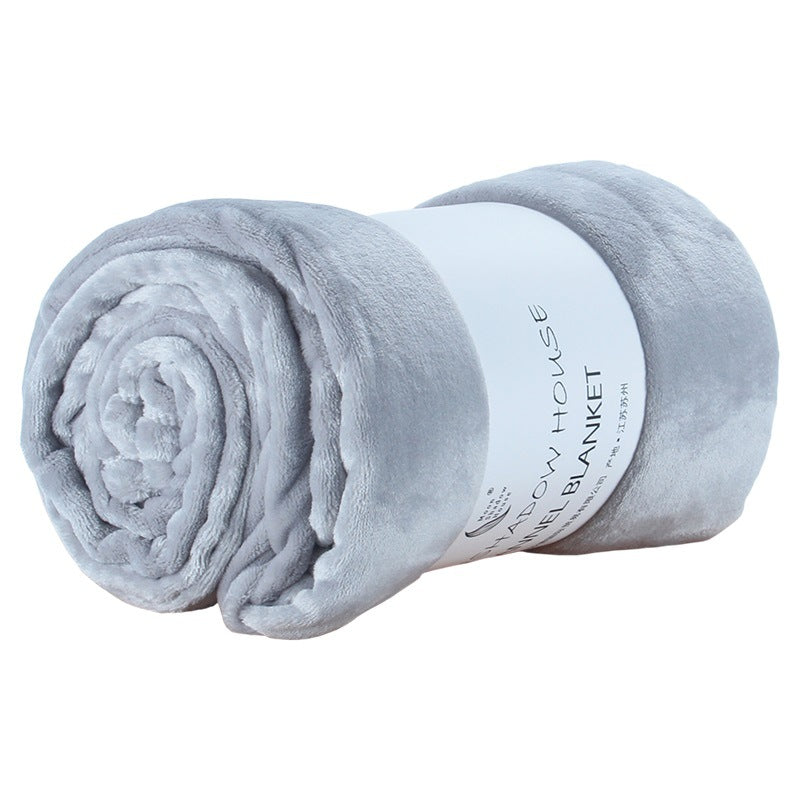 Air-Conditioning Blanket Fleece Bed Sheet Nap Blanket for Home & Bedroom