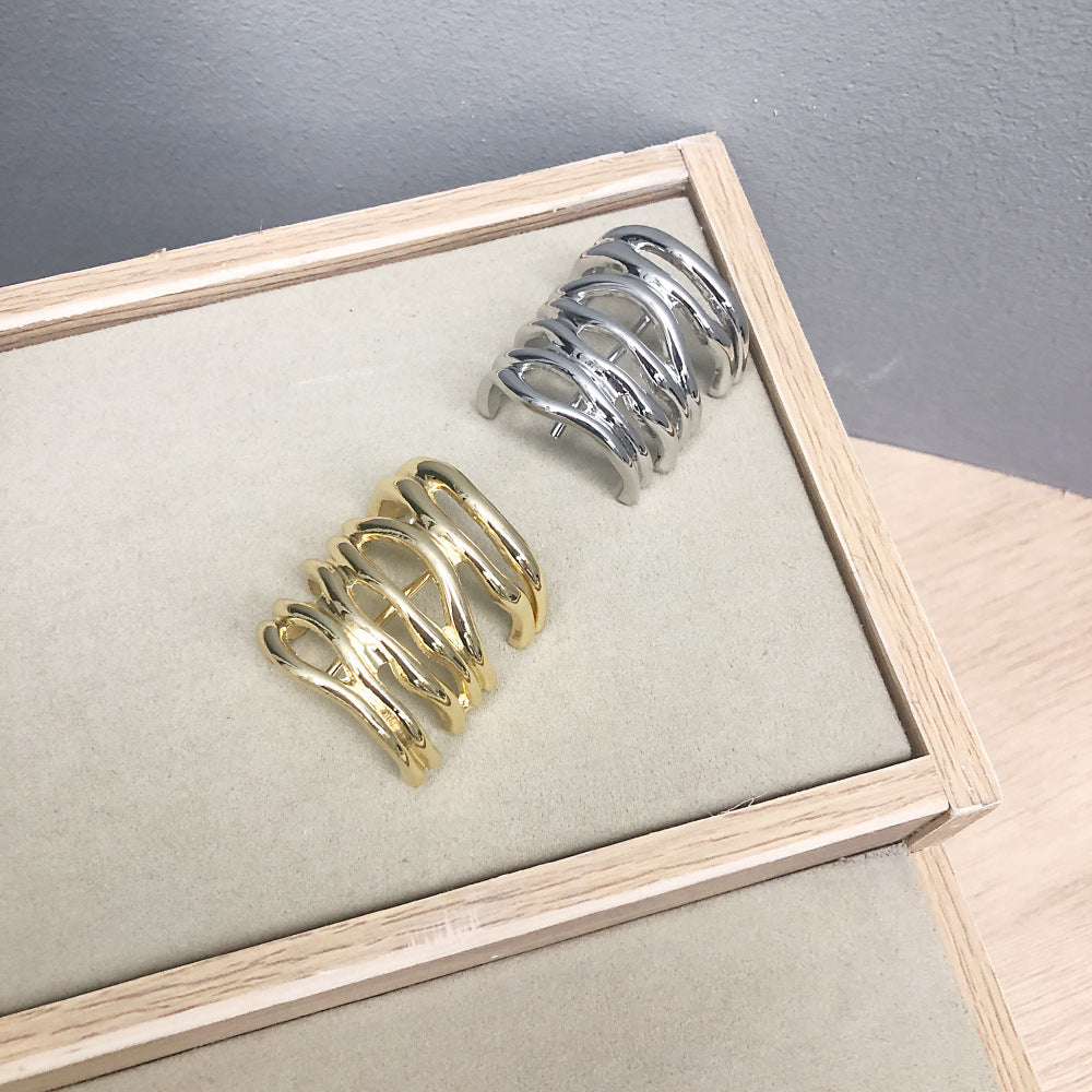 Metal U-Shaped Ponytail Barrettes - Alloy Hair Clips