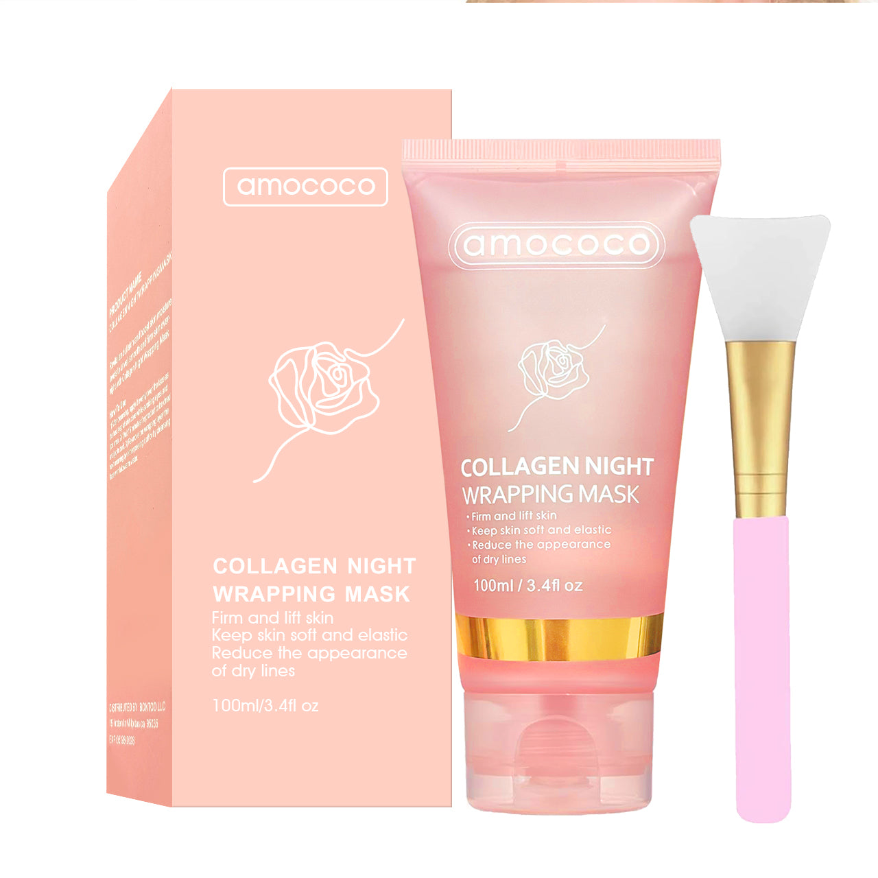 Collagen Night Wrapping Mask - 100mL Firming & Hydrating Overnight Treatment