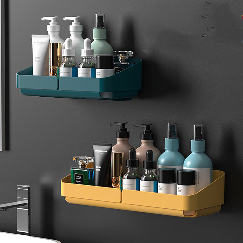 Punch-Free Wall-Mounted Bathroom Toilet Storage Shelf - Nordic Style