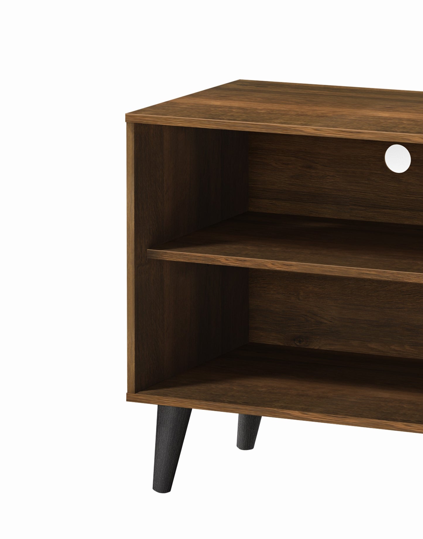 Amidon TV Stand For TVs Up To 47.3 , With 2 Storage Shelves& 1