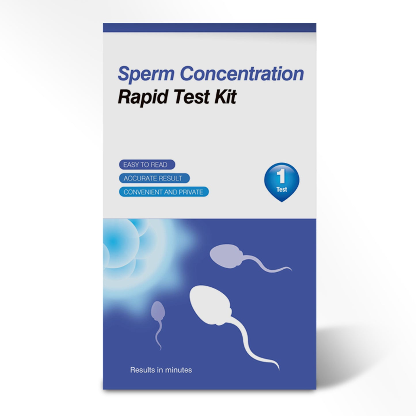 Sperm Vitality Test Card for Family Planning - 1 Person Box