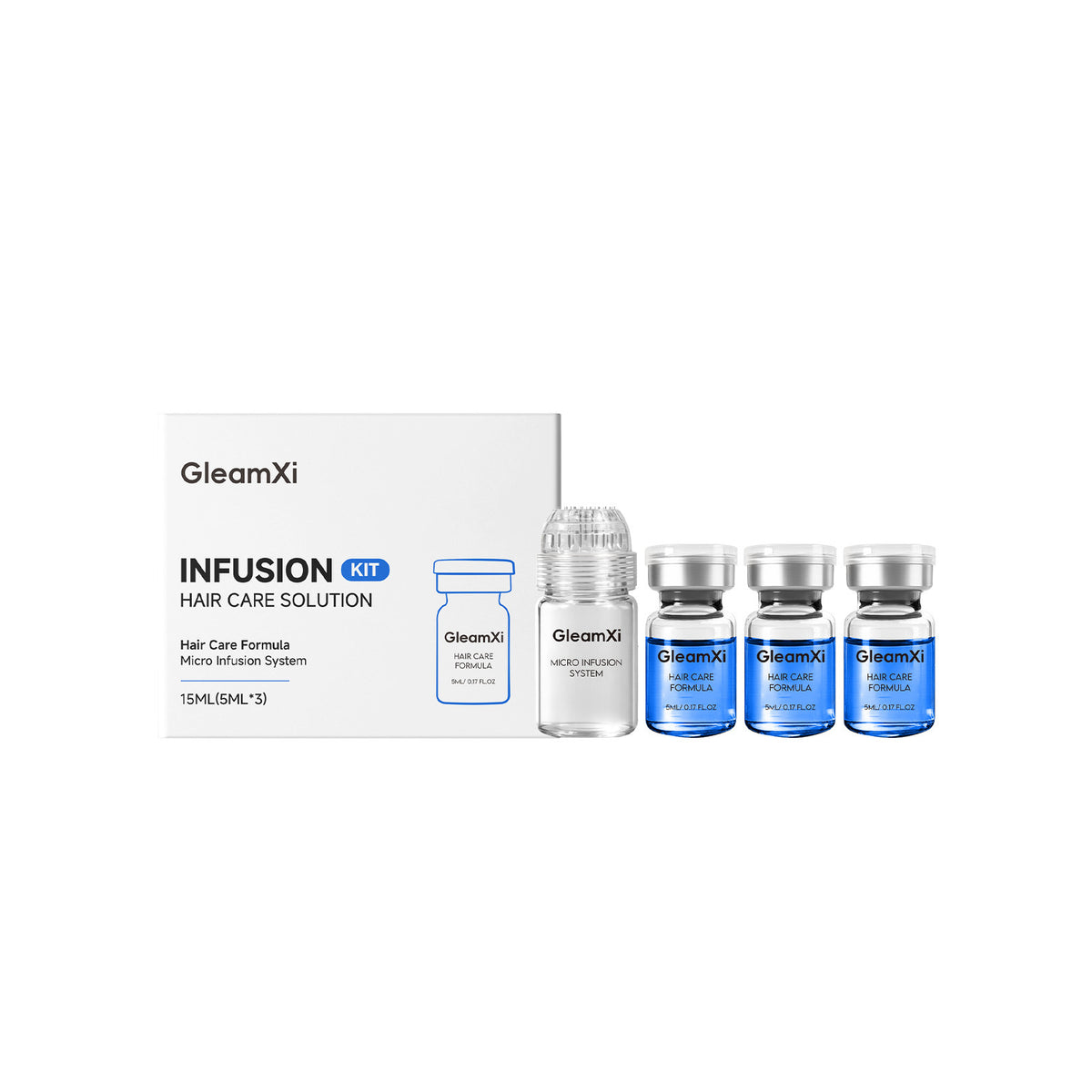 Hair Serum Set - Gentle & Moisturizing (3 × 5mL)