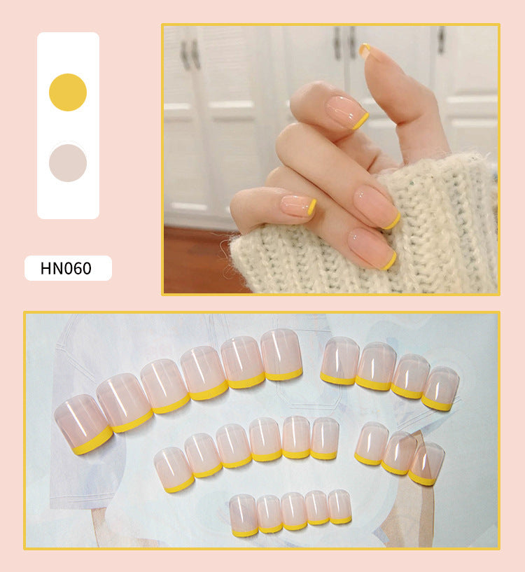Fake Nail Art Patches - Wearable Nail Decorations for DIY Manicure