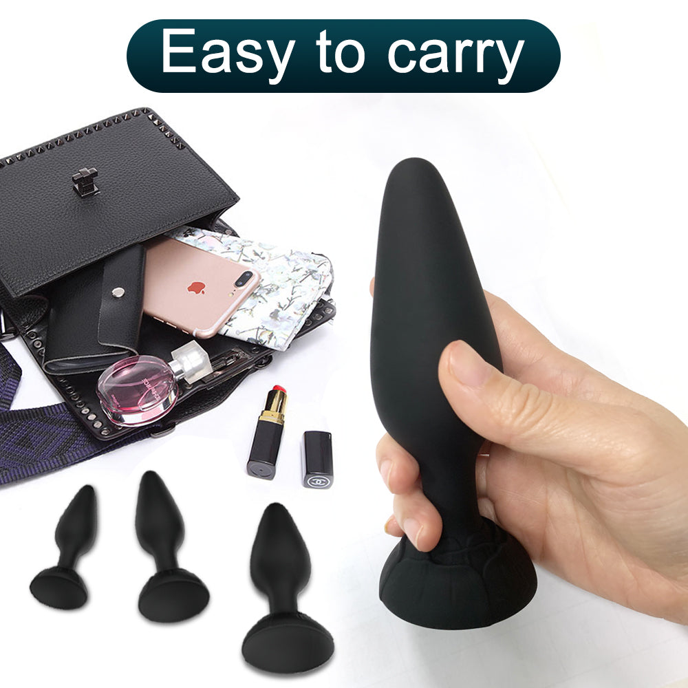 Silicagel Butt Plug Set - Small Medium Large Anal Trainer