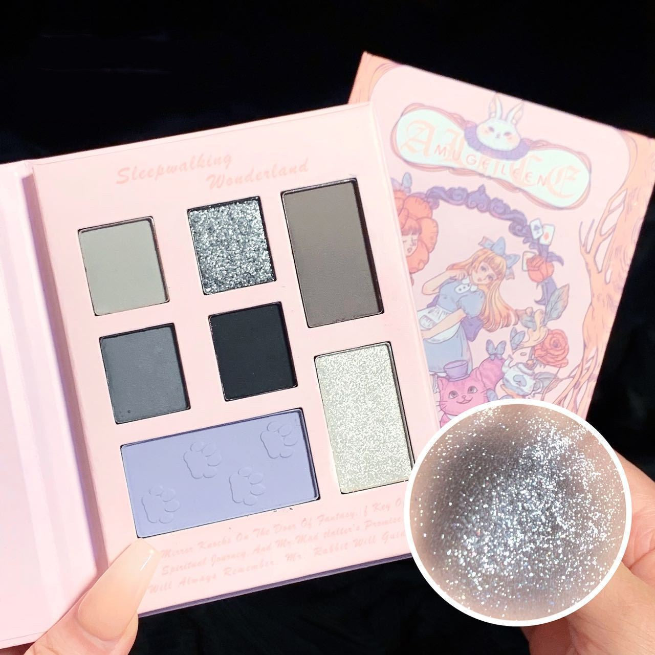 Midsummer Garden Powder Blusher & Eye Shadow Set - Highlight & Shimmer Colors