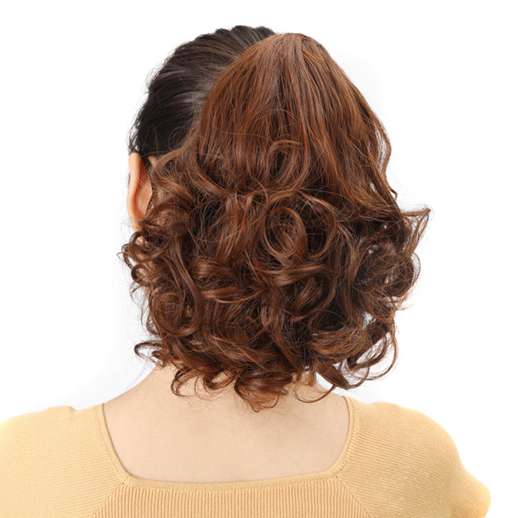 Curly Ponytail Claw Clip - Realistic Synthetic Hair