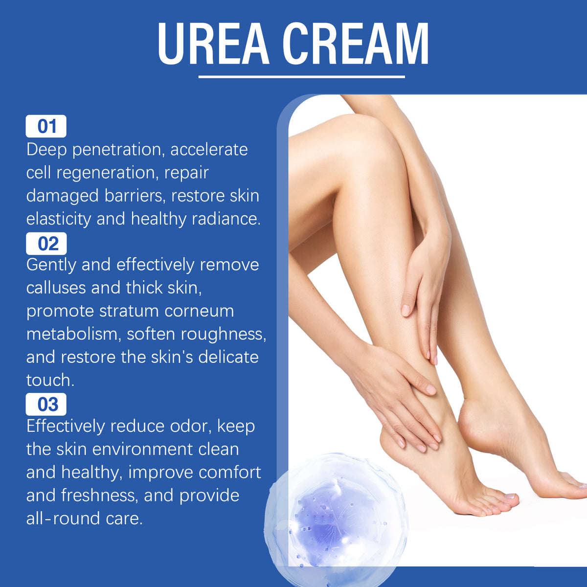 Moisturizing Foot Cream - Hydrating & Crack-Healing