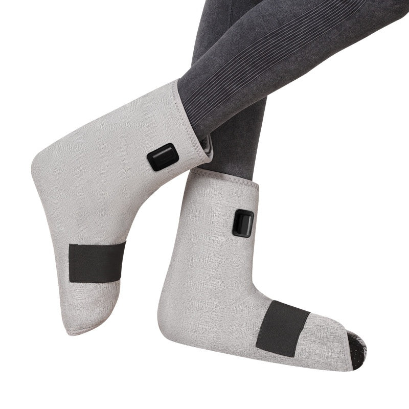 Red Light Therapy Ankle Brace with Heat & Massage - Electrothermal Support