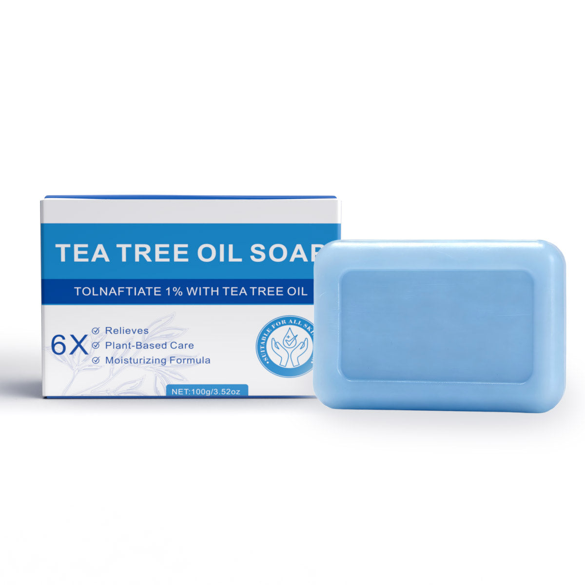 Blue Tea Tree Bar Soap - 100g