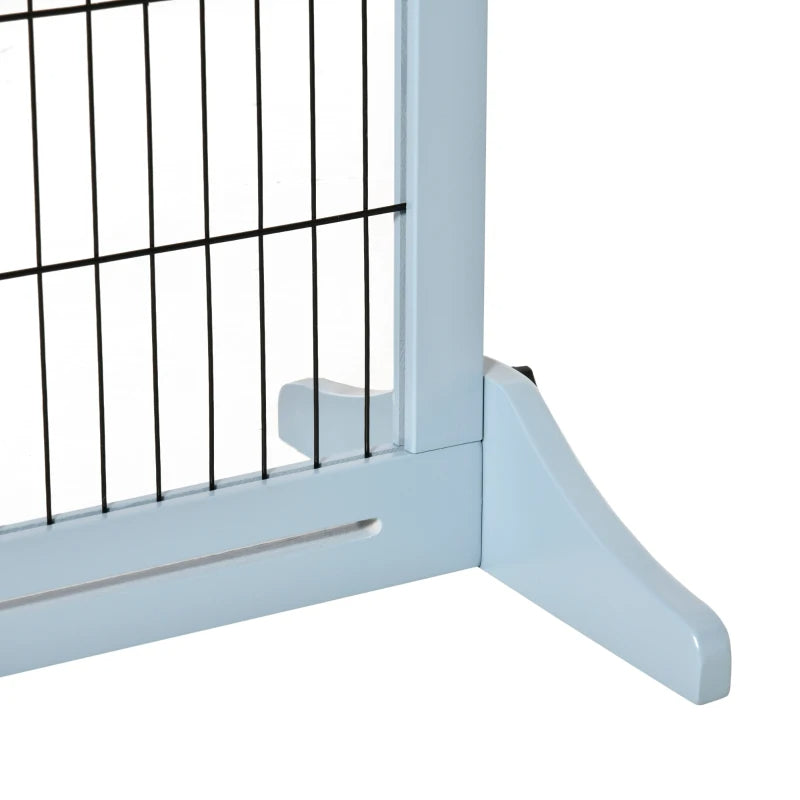 Extra Wide Freestanding Dog Gate - Adjustable Pet Barrier for Doorways
