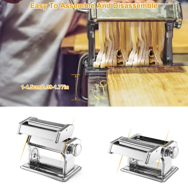 Pasta Maker Roller Machine with 6 Adjustable Thickness Settings