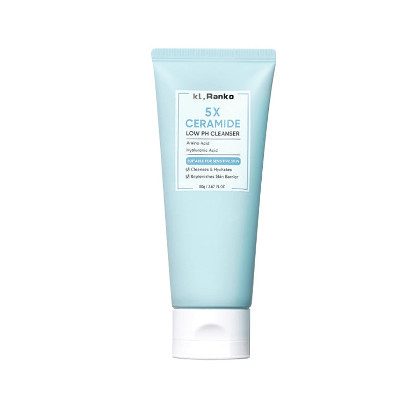 Ceramide Low pH Facial Cleanser - Gentle Skin Care for Sensitive Skin 80g