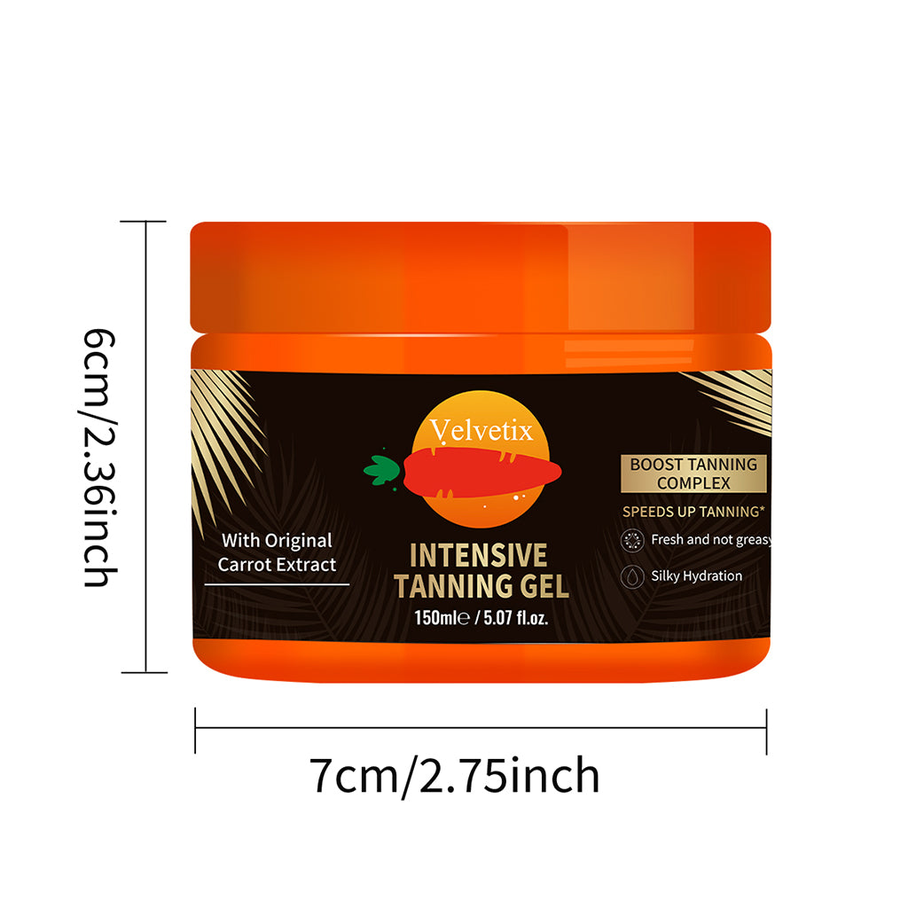 Natural Tanning Gel 150ml - Outdoor Tan Accelerator with Coconut & Sunflower
