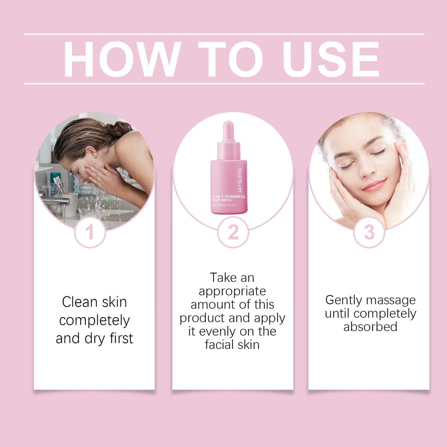 5-in-1 Moisturizing Facial Serum - Firming, Repairing & Hydrating Skin Care