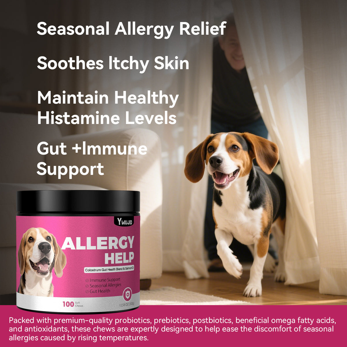 Pet Anti-Allergy Chewable Tablets