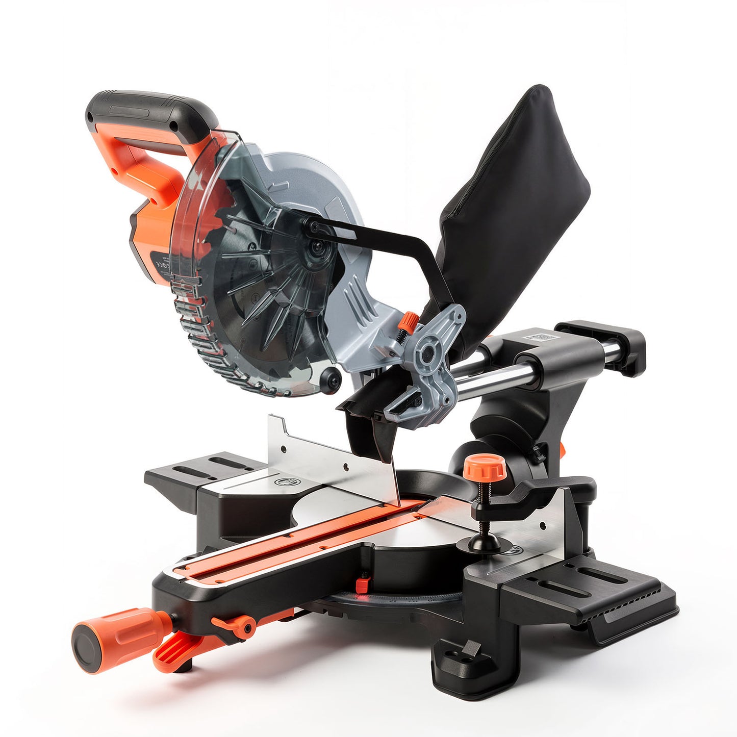 Cordless 7-1/4 Inch Miter Saw with LED, Adjustable Angles, Battery & Charger - For Wood & Metal Cutting
