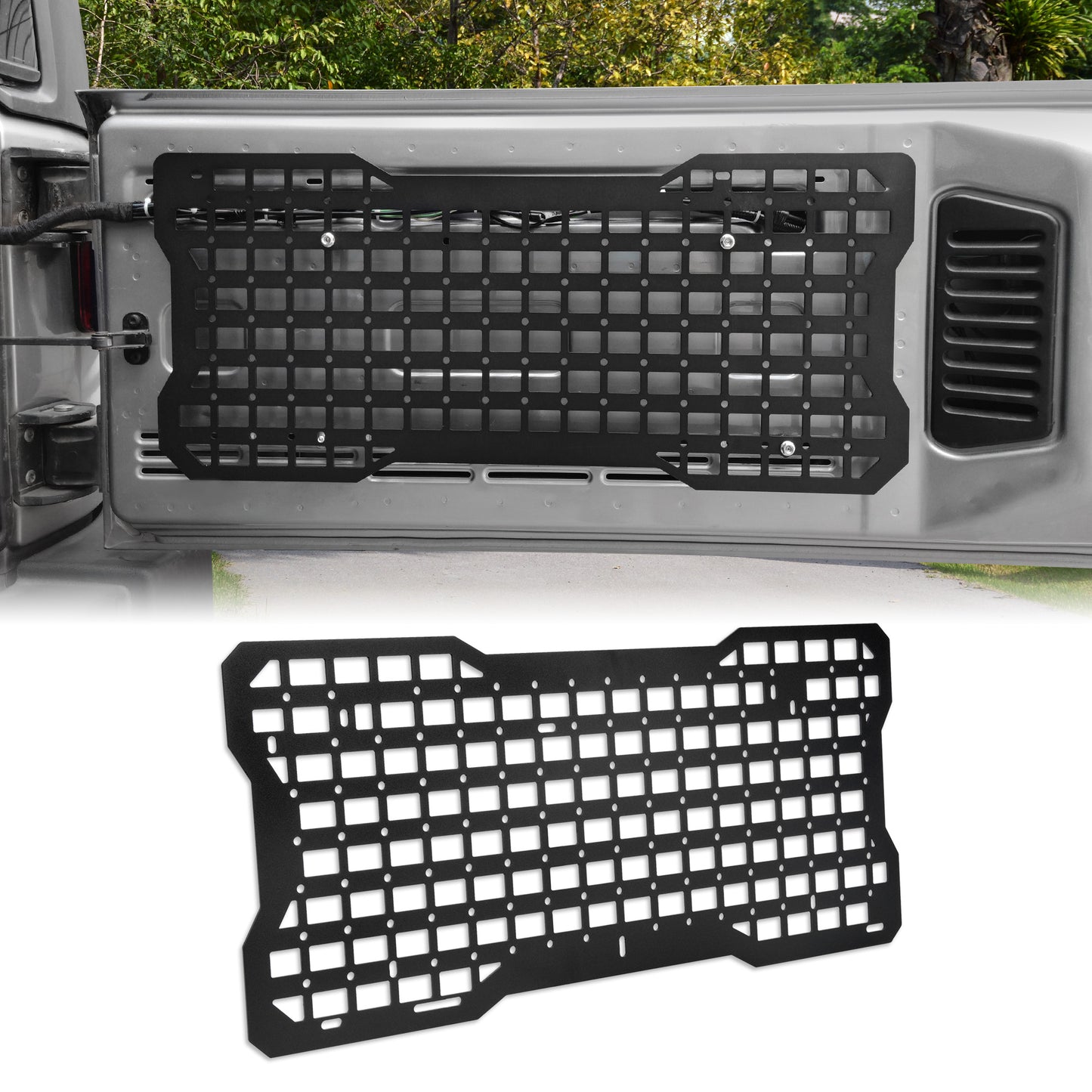 Tailgate Tactical Panel For Wrangler Tool Kit Organizer Racks