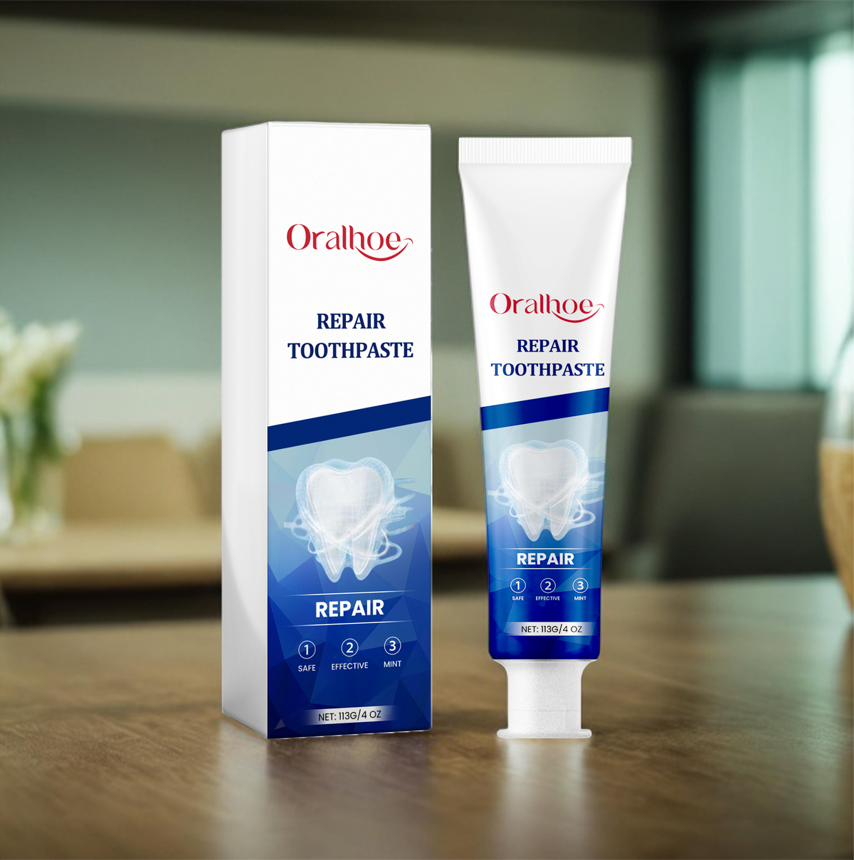 Whitening Toothpaste with Peppermint & Xylitol – 113g
