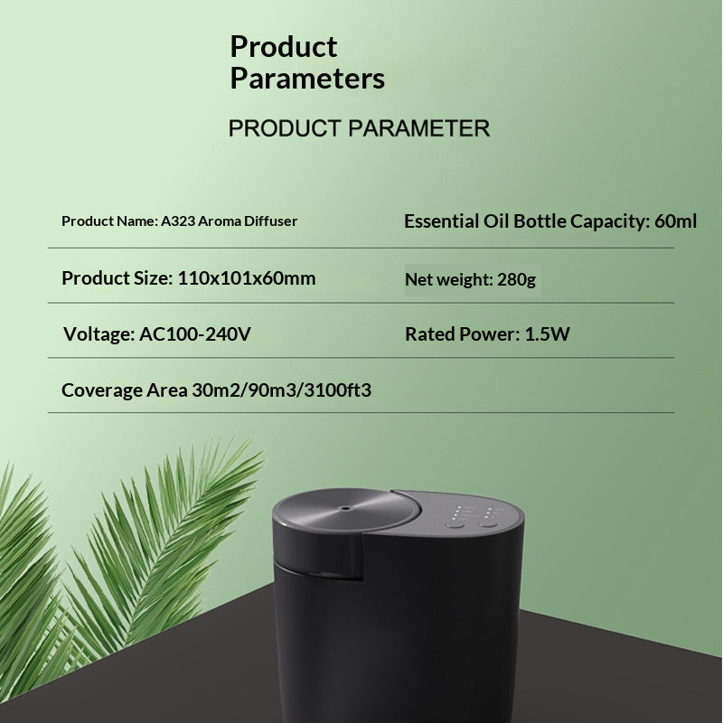 Smart Wall-Mounted Aroma Diffuser with App Control, 2 Mist Outlets