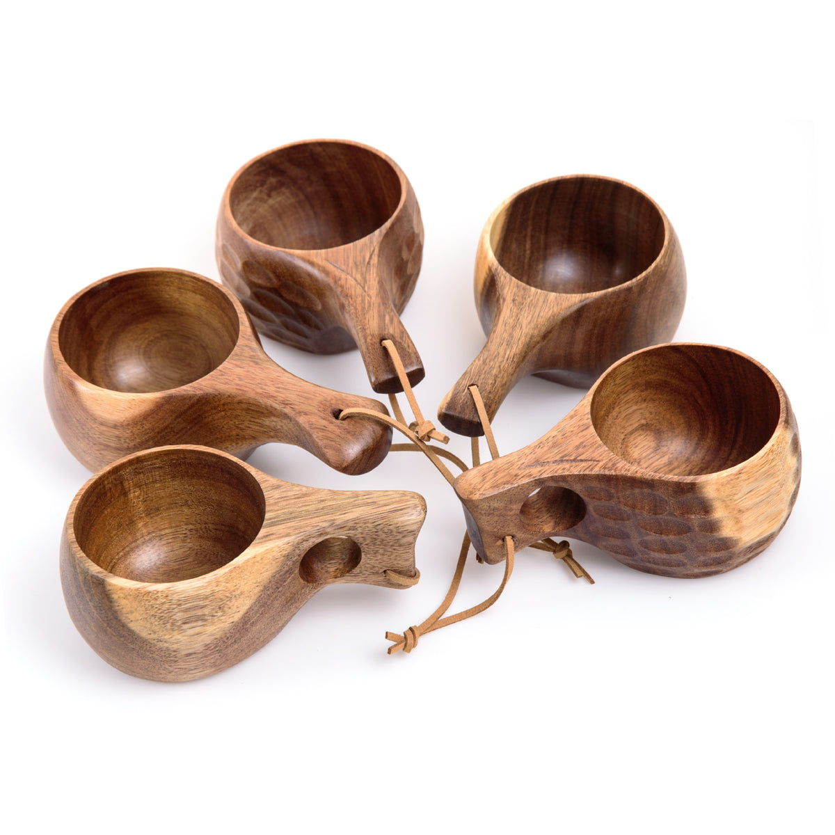Wooden Water Cup Acacia Mangium Handcrafted Drinkware - Multiple Variants
