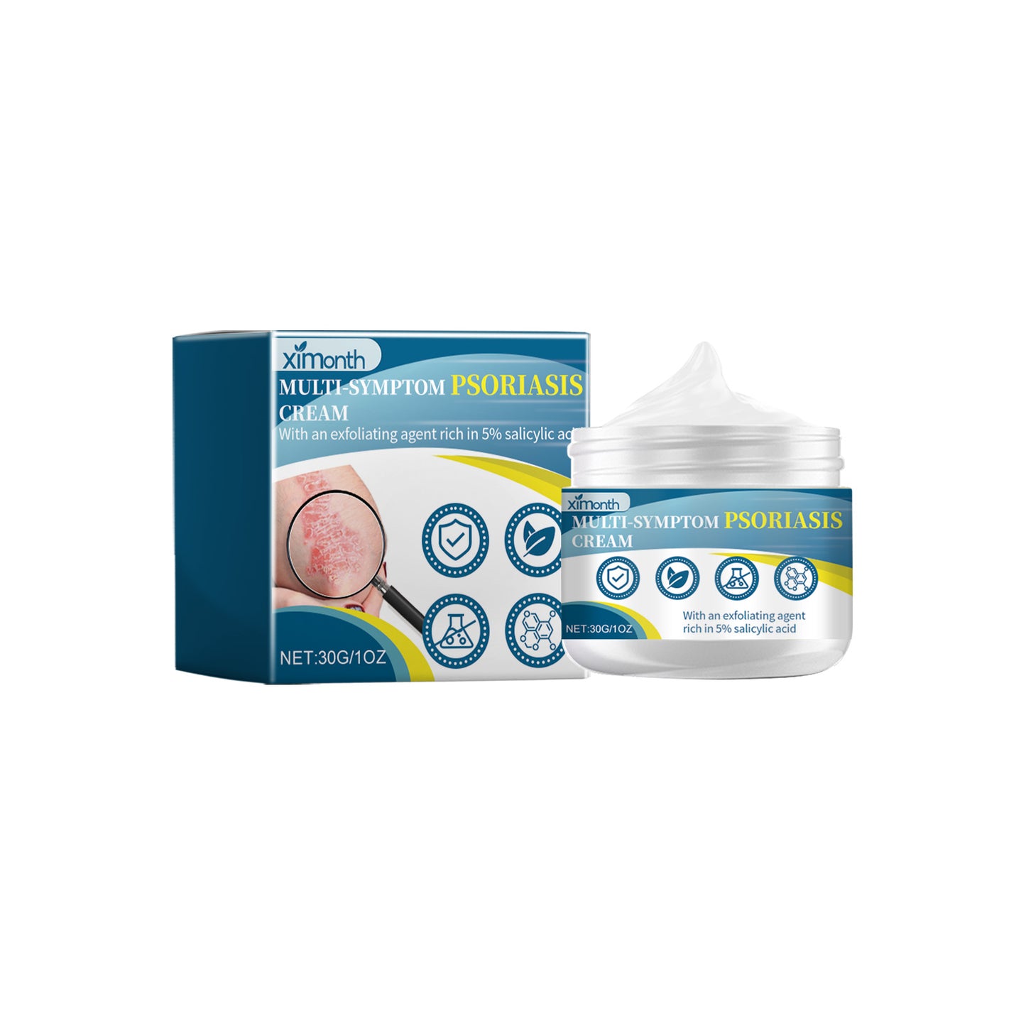 Psoriasis Relief Cream - Moisturizing Skin Repair for Hand, Foot & Body