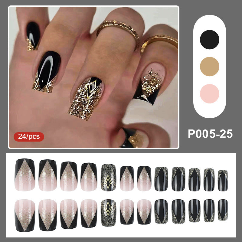 French Armor Nail Art Kit for Manicure - Starry Sky Design, Plastic, Multiple Styles
