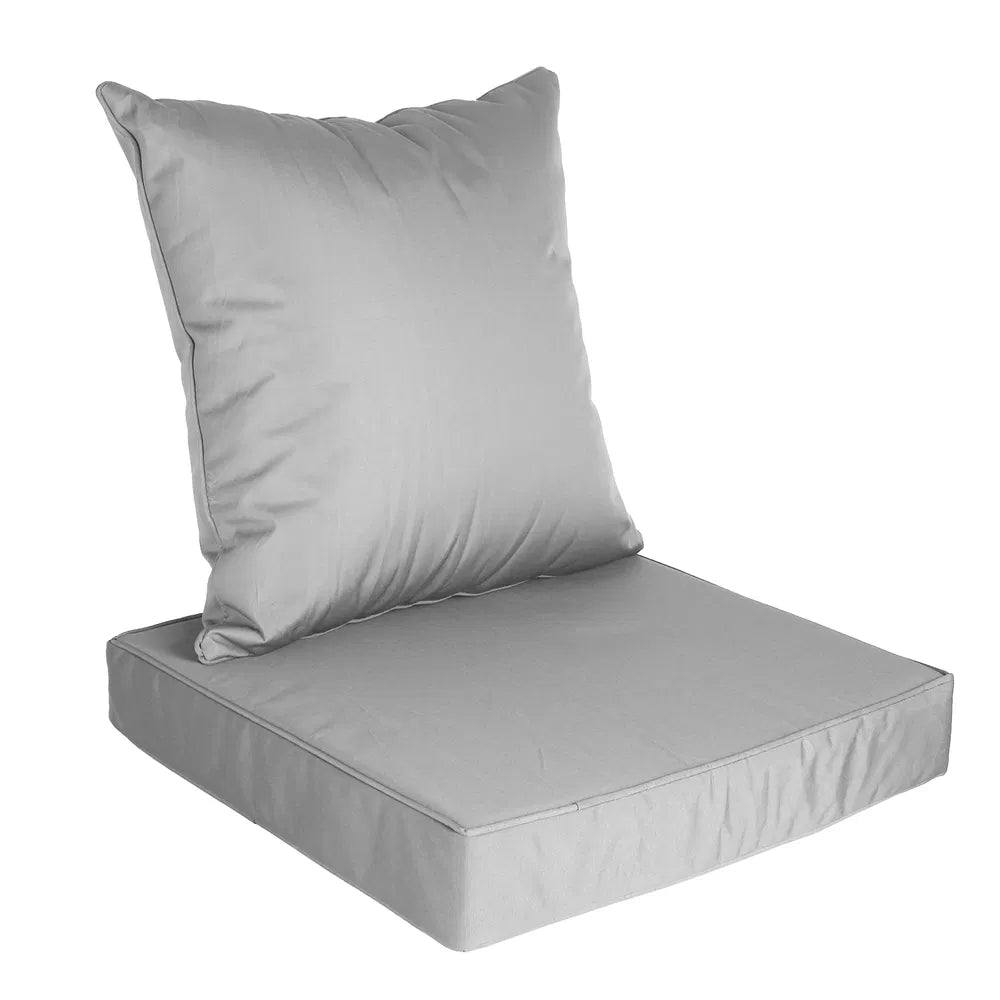 Waterproof Outdoor Seat Cushion Set with Removable Cover
