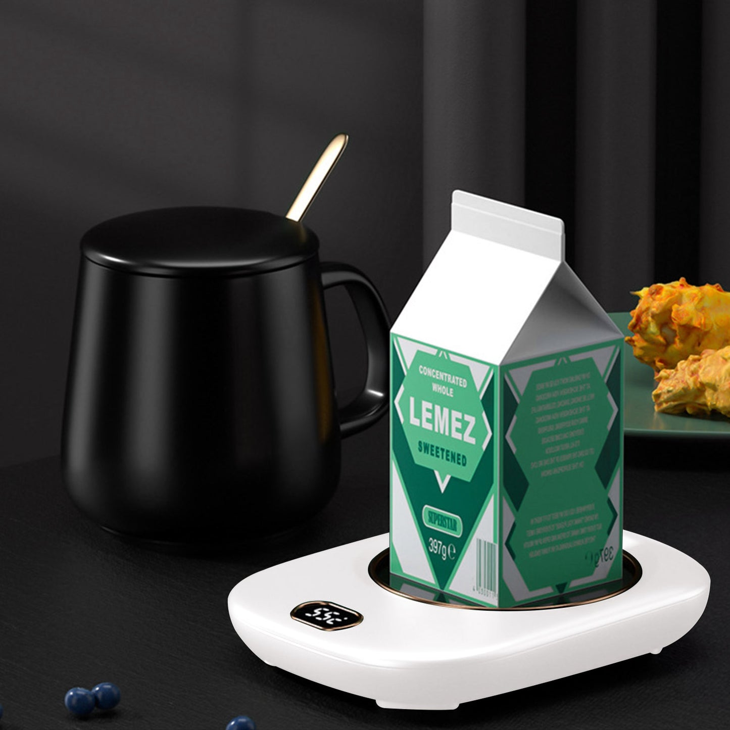 Electric Coffee Mug Warmer with 3 Temperature Settings - USB