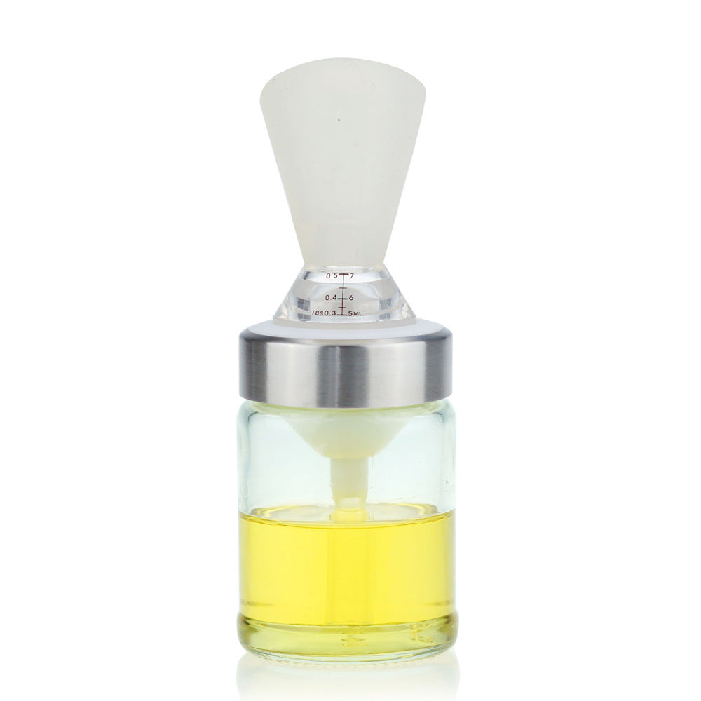Glass Oil Bottle with High Temperature Resistance for Kitchen Storage