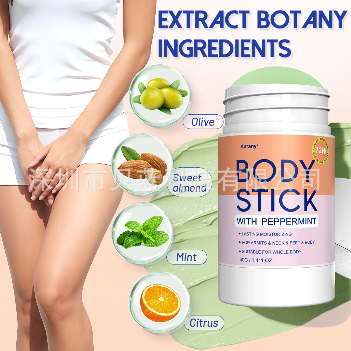 Women's 40g Antiperspirant Deodorant with Long-Lasting Fragrance