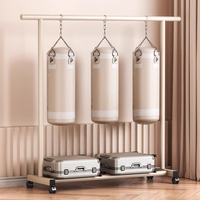 120cm Black Clothes Hanging Rack - Portable Indoor Clothes Organizer