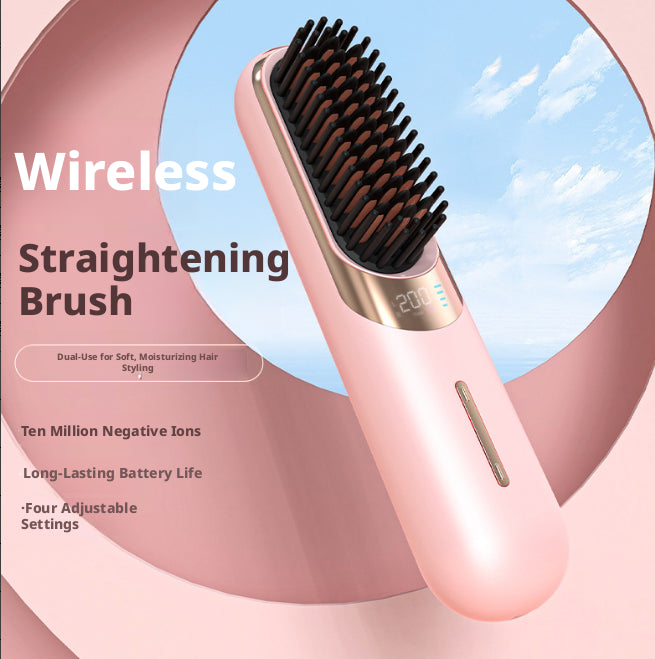 Pink Hair Comb - Model CK77, ABS Material, Hair Styling Tool