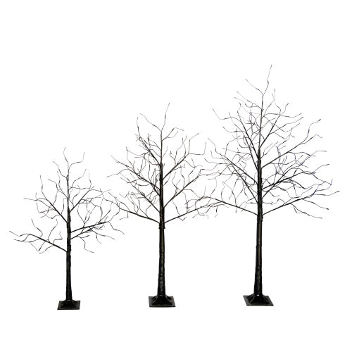 Halloween Spooky Tree with Purple Lights - 4FT, 5FT, 6FT Set
