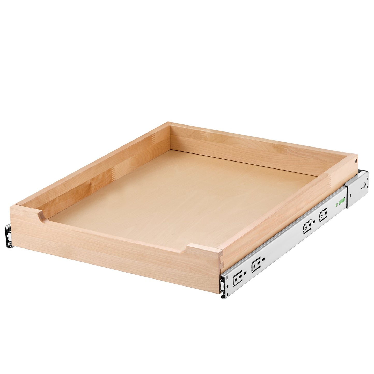 Pull Out Cabinet Organizer - Soft Close Wood Drawer, 17"W x 21"D
