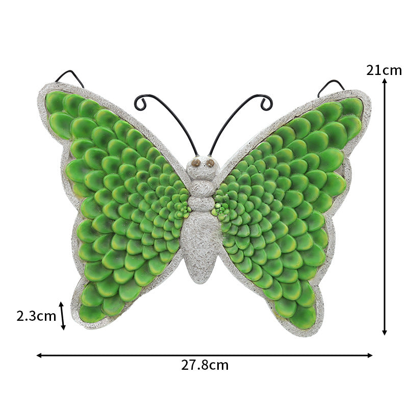Butterfly Succulent Tree Hanging Ornament for Garden & Outdoor Decor