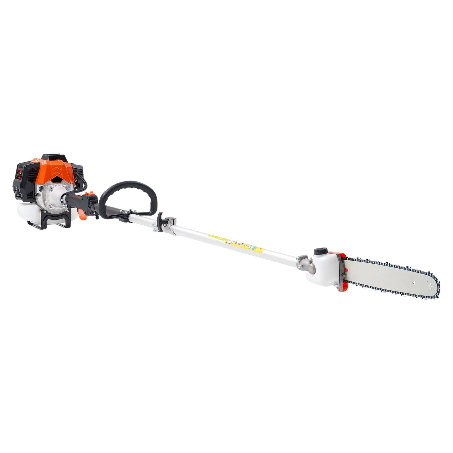 Gas Pole Saw 52CC 2-Stroke Extendable Tree Trimmer with 14in Bar